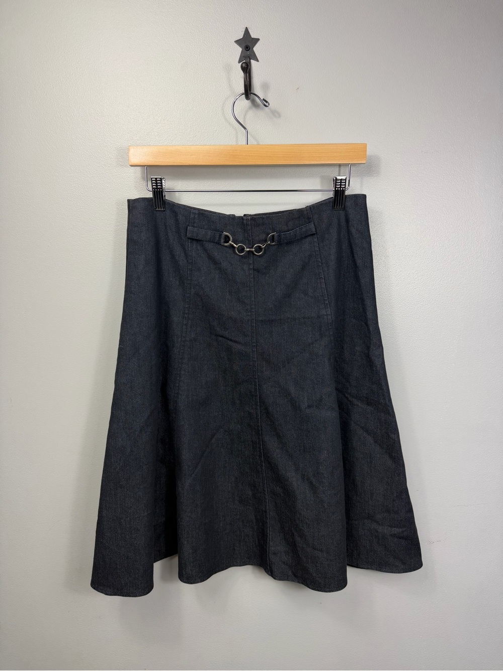 NYCC New York Clothing Co Dark Denim A-Line Flare Skirt Women's Size 18W